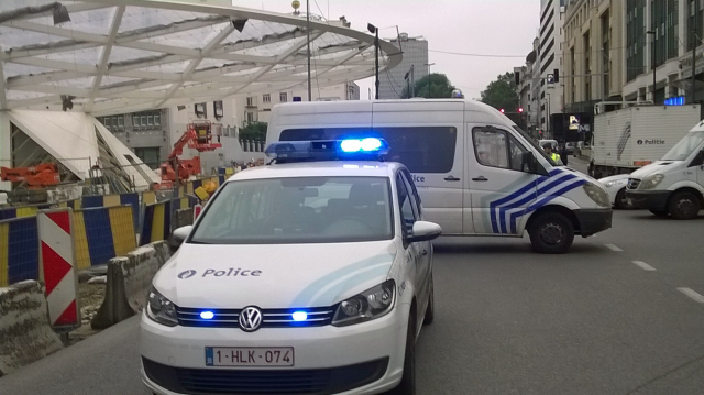Belgická policie (ilustrační foto). Belgická policie (ilustrační foto).