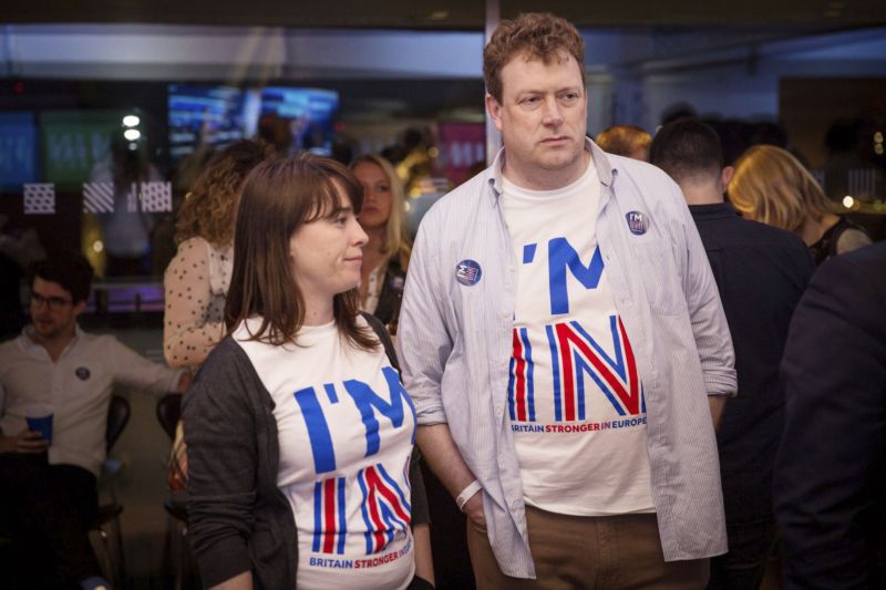 Zklamaní odpůrci brexitu.