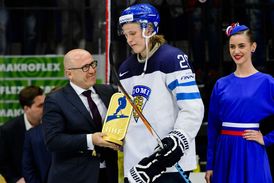 Patrik Laine na mistrovství světa v Rusku