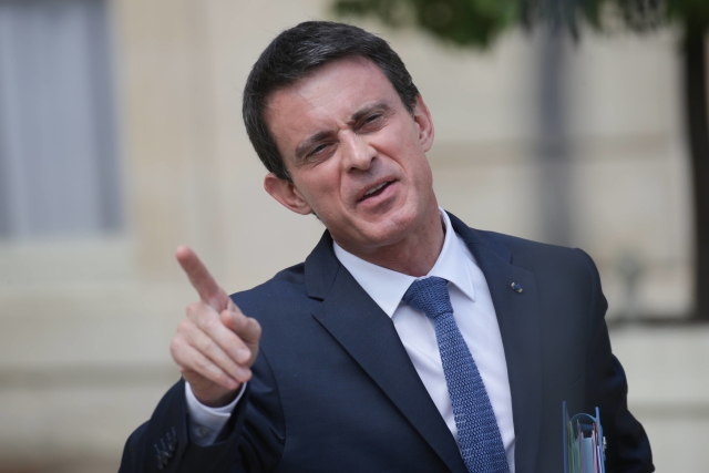 Francouzský premiér Manuel Valls. Francouzský premiér Manuel Valls.