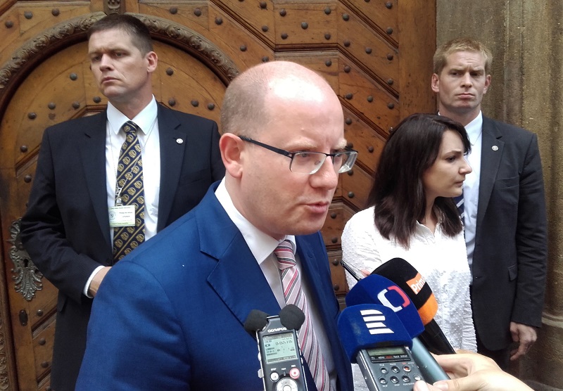 Premiér Bohuslav Sobotka.
