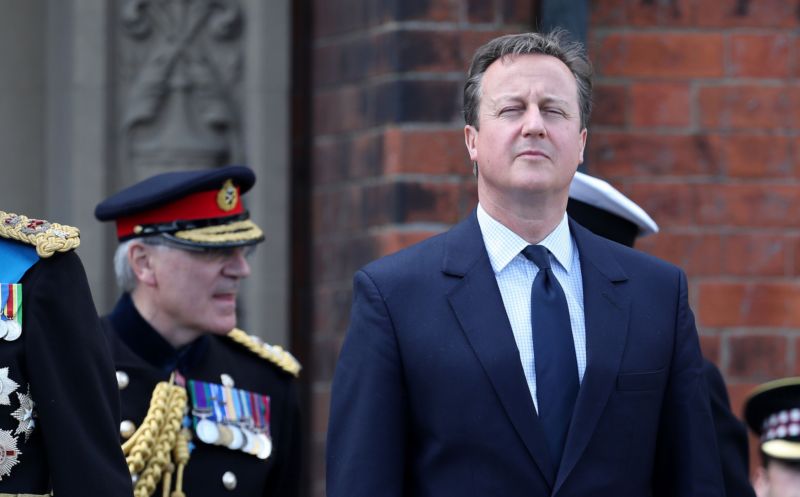 Odstupující britský premiér David Cameron.