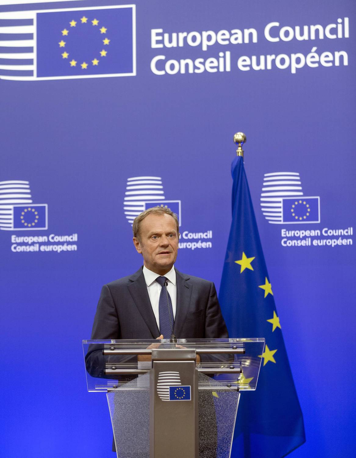 Předseda Evropské rady Donald Tusk. 