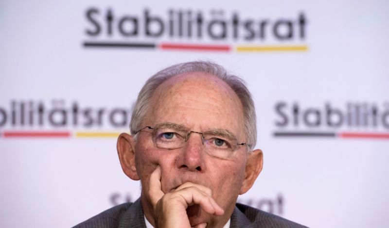 Německý ministr financí Wolfgang Schäuble.