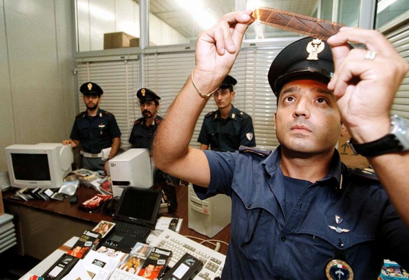 Vyšetřování italské policie (ilustrační foto). Vyšetřování italské policie (ilustrační foto).