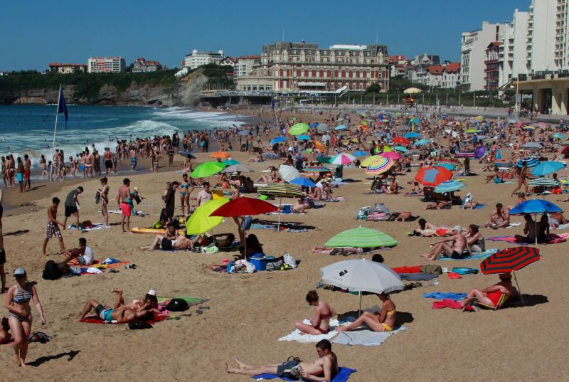 Francouzské letovisko Biarritz. Francouzské letovisko Biarritz.