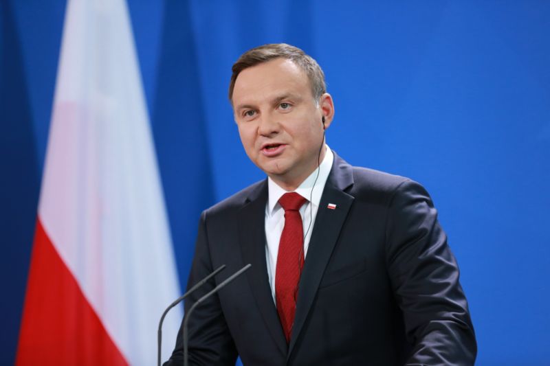 Polský prezident Andrzej Duda.