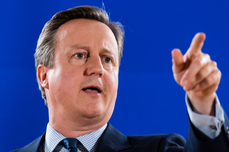 Britský premiér David Cameron.