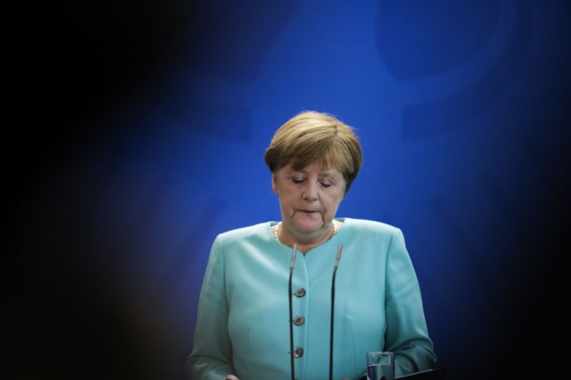 Německá kancléřka Angela Merkelová. Německá kancléřka Angela Merkelová.