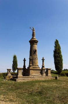 Památník bitvy 1866 u Chlumu u Hradce Králové.