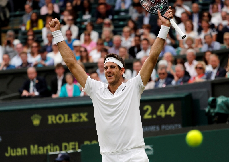 Argentinský tenista Juan Martin Del Potro.