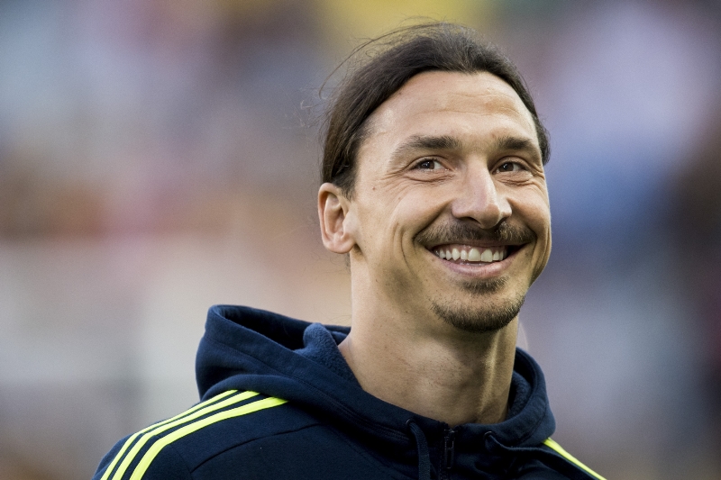 Švédský fotbalista Zlatan Ibrahimovič.