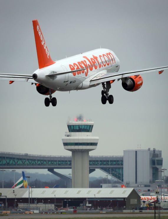Letadlo společnosti easyJet (ilustrační foto).