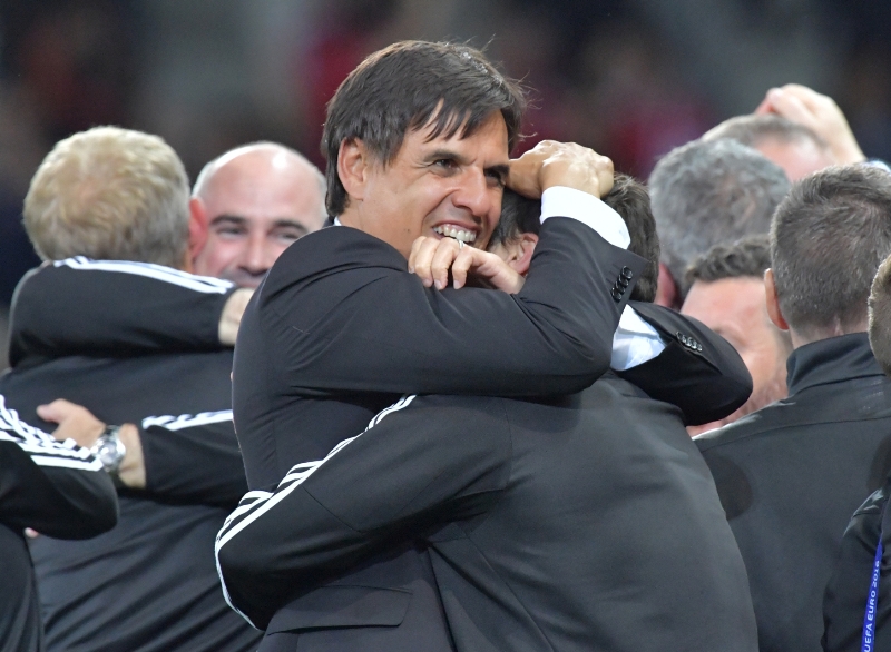 Trenér Velšanů Chris Coleman.