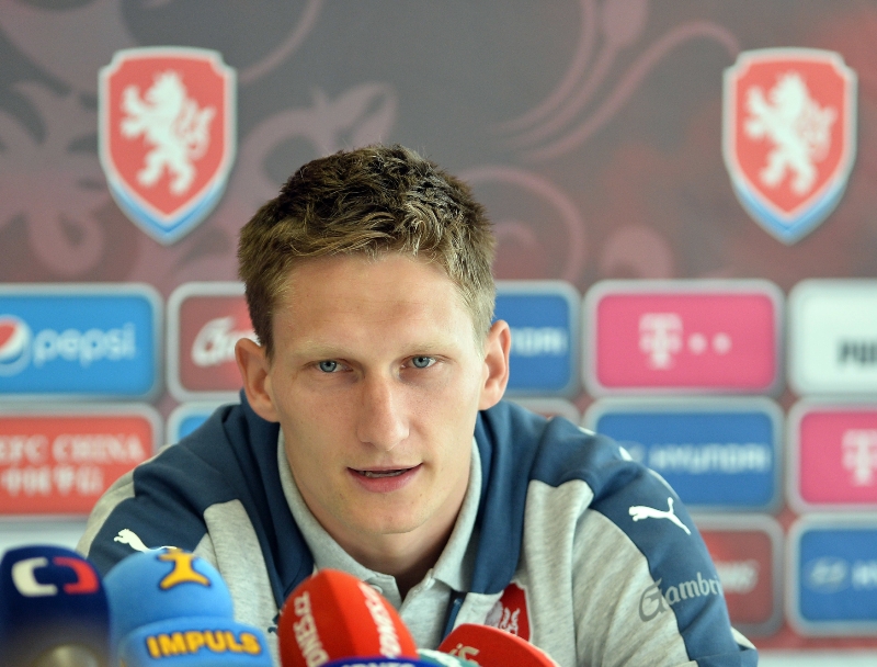Útočník fotbalové Slavie Milan Škoda.