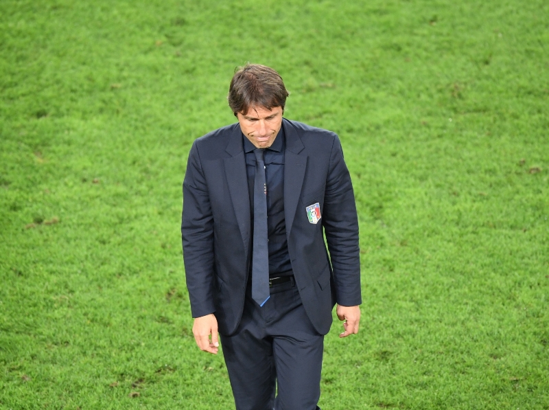 Italský trenér Antonio Conte.