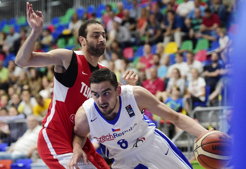 Český basketbalista Tomáš Satoranský.