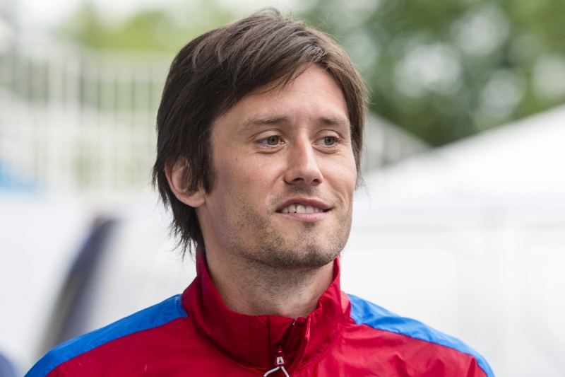 Kapitán české fotbalové reprezentace Tomáš Rosický.