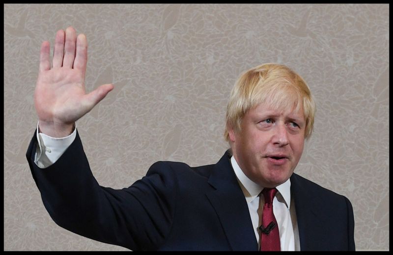 Bývalá londýnský starosta a propagátor brexitu Boris Johnson.