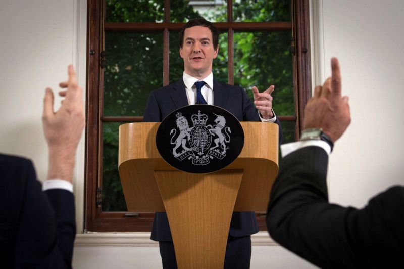 Britský ministr financí George Osborne.