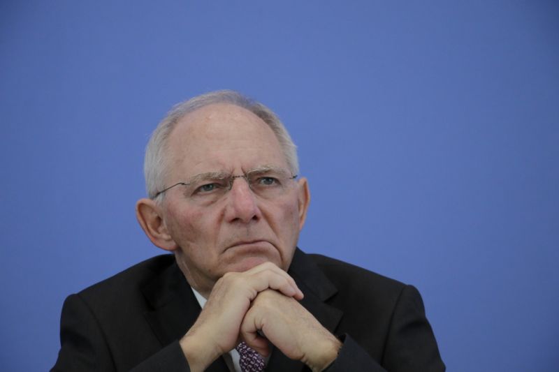 Německý ministr financí Wolfgang Schäuble.