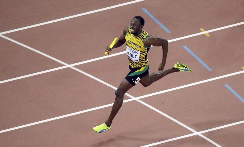 Sprinter Usain Bolt.