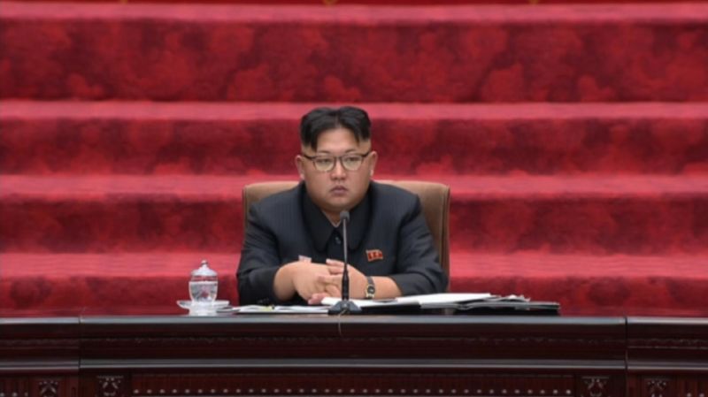 Severokorejský vůdce Kim Čong-un.