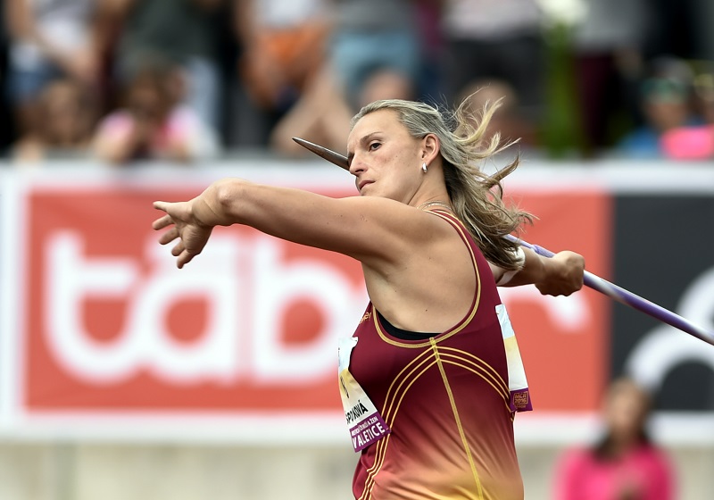Oštěpařka Barbora Špotáková. 