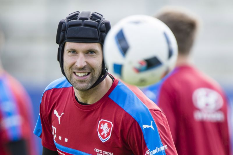 Brankář Petr Čech.