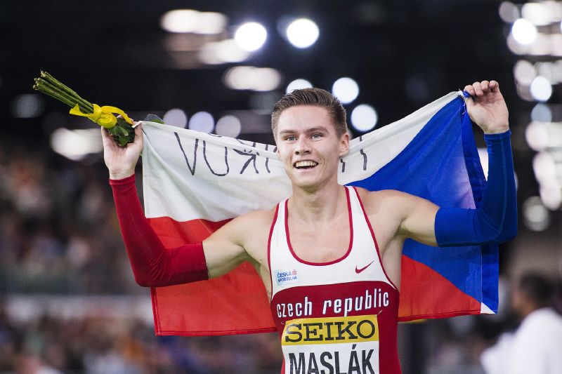 Sprinter Pavel Maslák. 