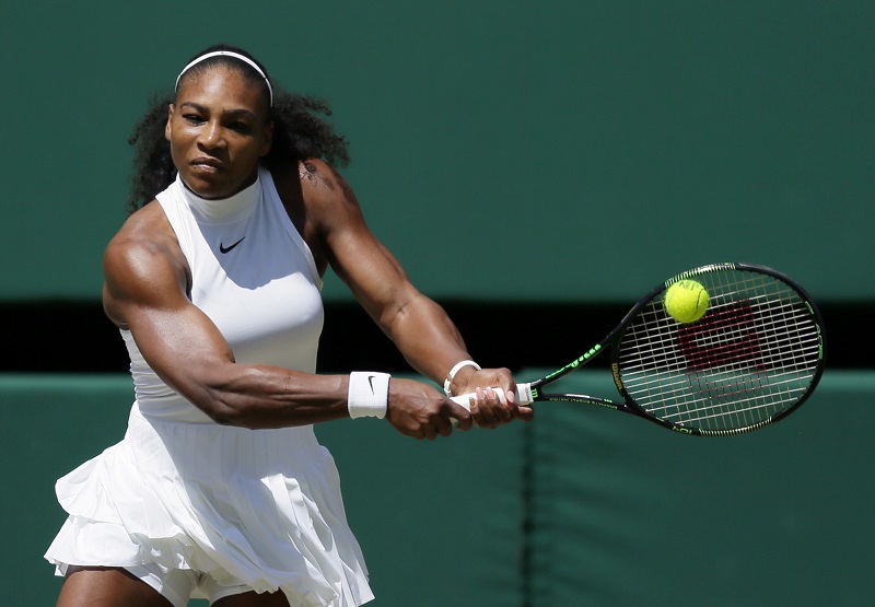 Tenistka Serena Williamsová. 