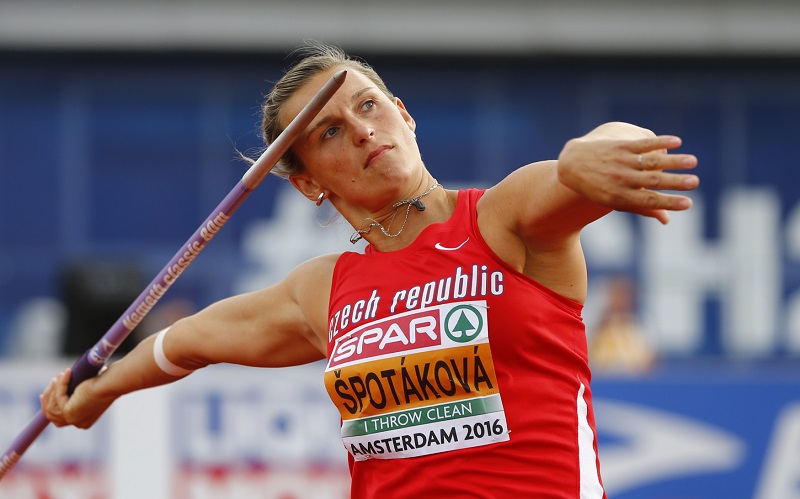 Oštěpařka Barbora Špotáková. 