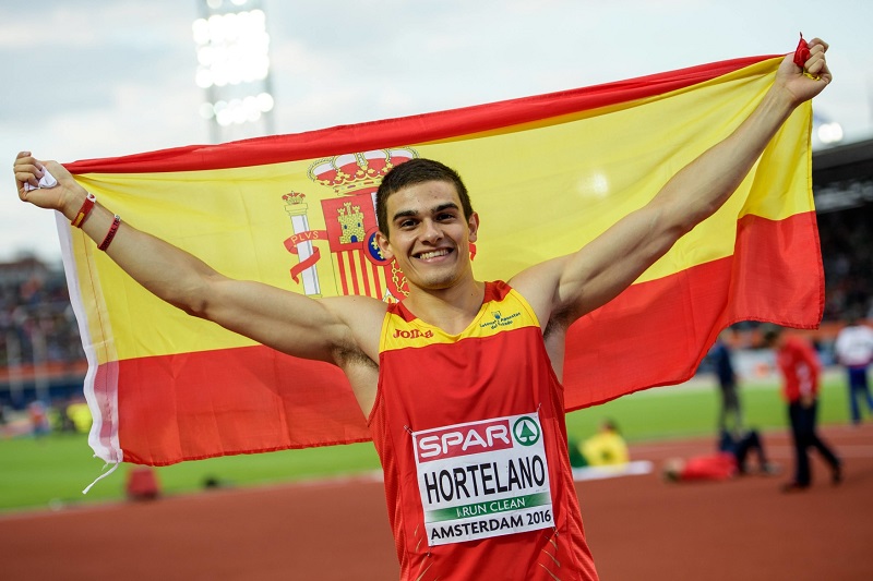 Španělský sprinter Bruno Hertelano.