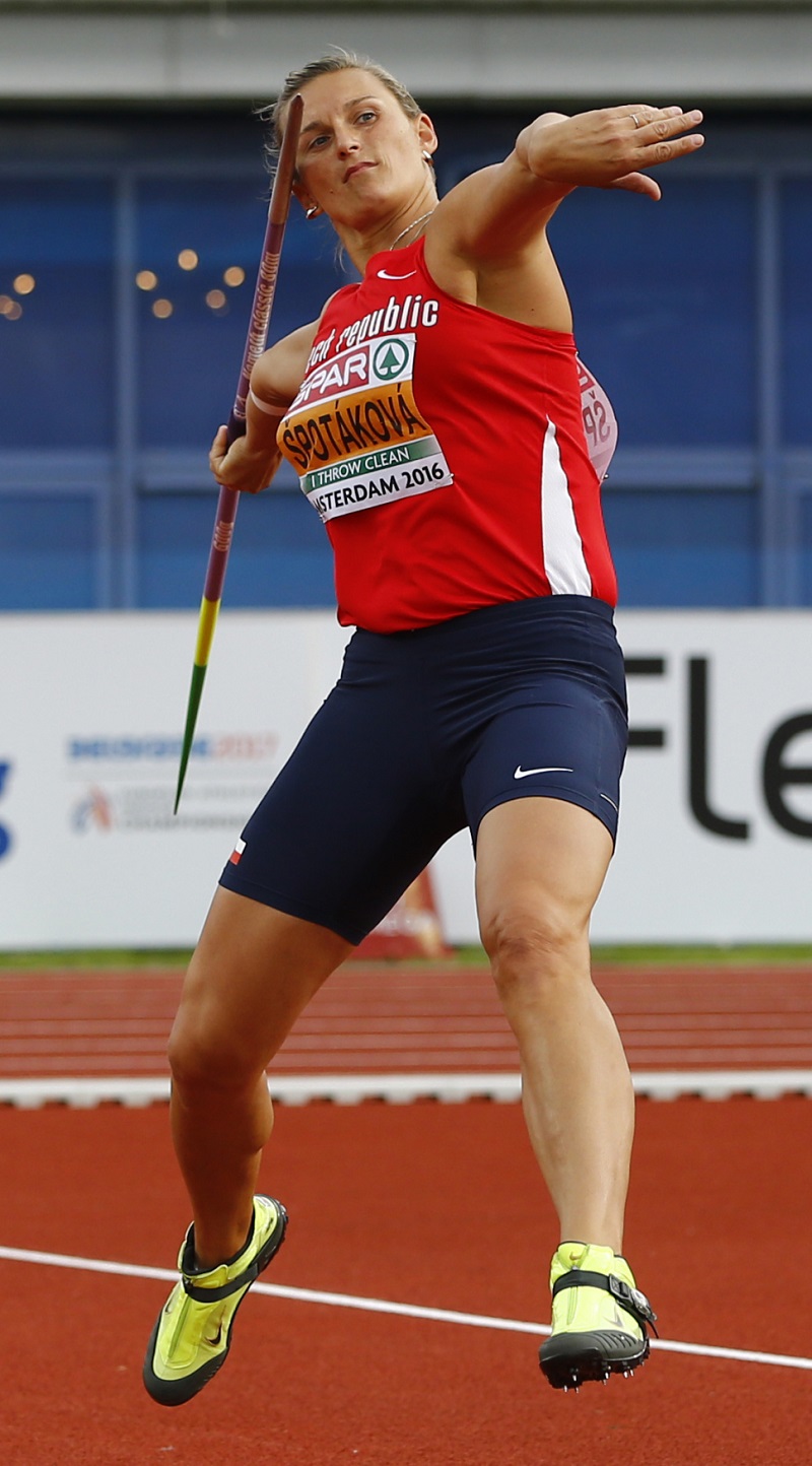 Oštěpařka Barbora Špotáková. 