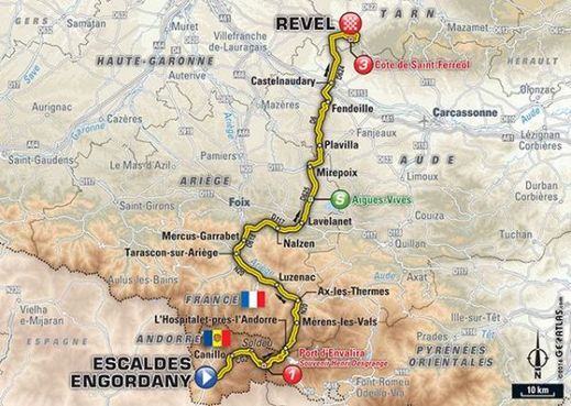 Mapa etapy.