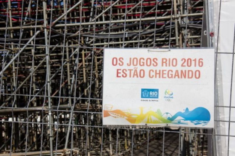 Stavební práce před startem olympiády v Riu.