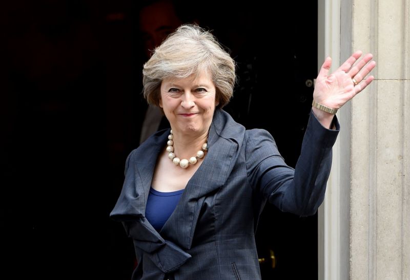 Budoucí premiérka Theresa Mayová.