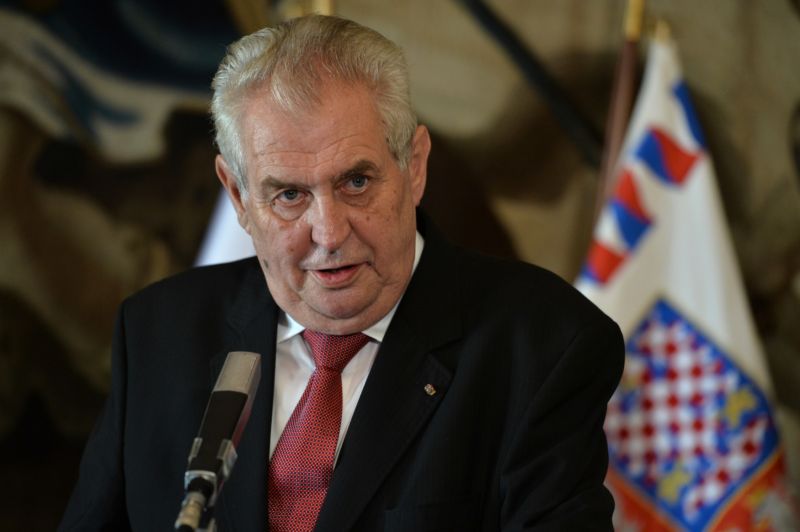 Prezident Miloš Zeman. Prezident Miloš Zeman.