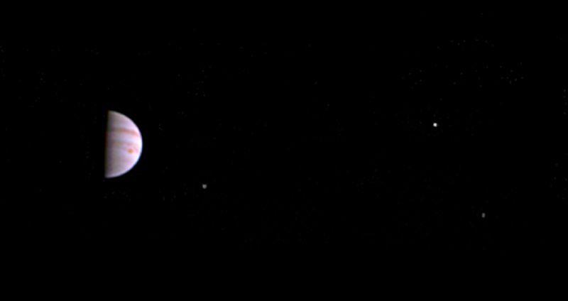 První fotografie Jupiteru.