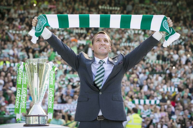 Trenér Celticu Brendan Rodgers. 