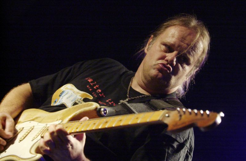 Bluesrockový kytarista Walter Trout. Bluesrockový kytarista Walter Trout.