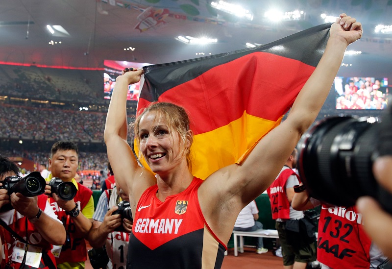Do německého atletického týmu pro olympijské hry v Riu de Janeiro se nevešla úřadující mistryně světa v hodu oštěpem Katharina Molitorová. 