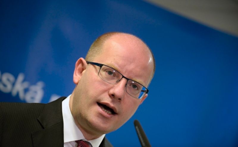 Premiér Bohuslav Sobotka. Premiér Bohuslav Sobotka.