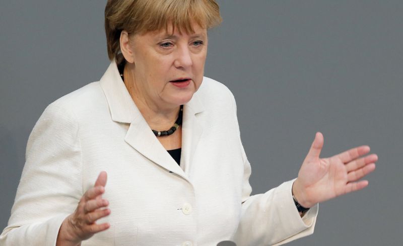 Německá kancléřka Angela Merkelová. Německá kancléřka Angela Merkelová.