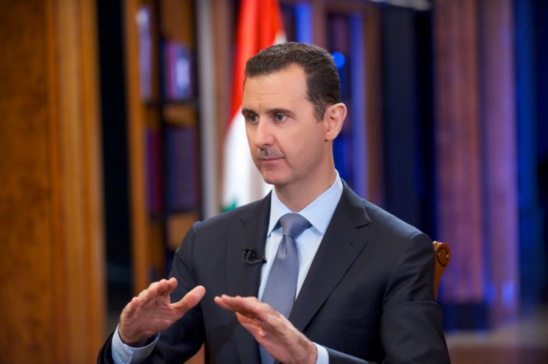 Syrský prezident Bašár Asad. Syrský prezident Bašár Asad.