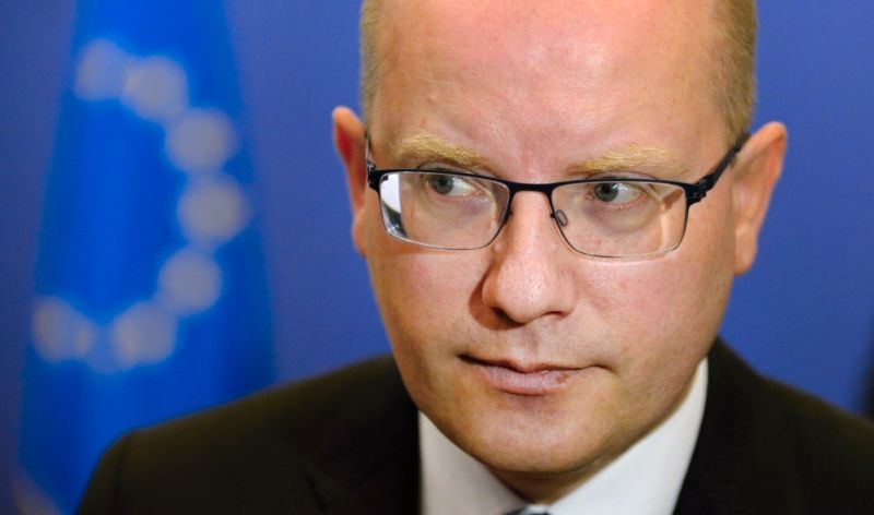 Český premiér Bohuslav Sobotka. Český premiér Bohuslav Sobotka.
