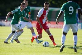 Josef Hušbauer v zápase s Tallinnem.