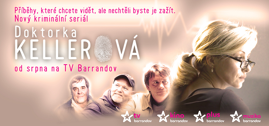 Doktorku Kellerovou ztvárnila populární herečka, zpěvačka a moderátorka Kateřina Brožová.
