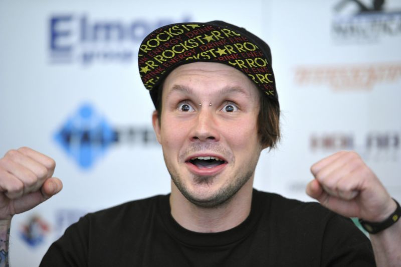 Český motokrosař Libor Podmol.