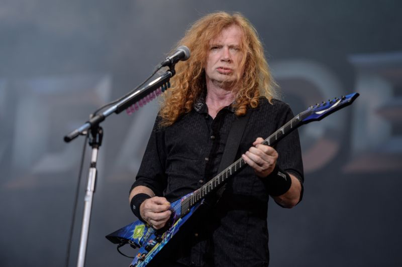 Baskytarista skupiny Megadeth David Ellefson.